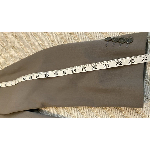 Vtg House of LaurencePur International Suit Jacket Mens 46 Gray Wool Sports Coat - Picture 12 of 13